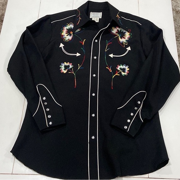 H Bar C Other - H Bar C California Ranchwear Long Tail Cowboy Shirt Vintage.Sz 16